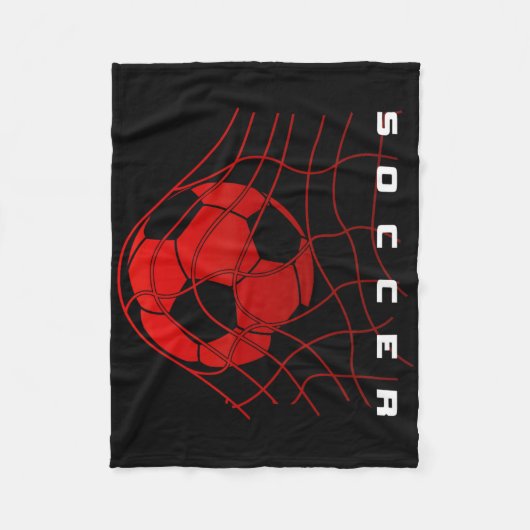 Fußball _1 fleecedecke (Vorderseite)