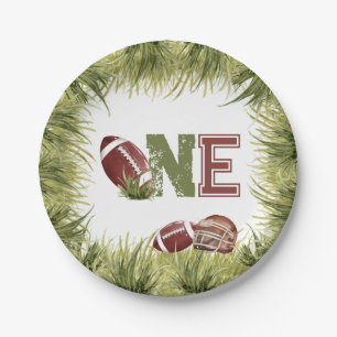 Fußball 1. Fußball Geburtstagsparty Pappteller