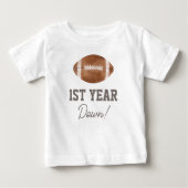 Fußball 1. Geburtstag Baby T-shirt (Vorderseite)