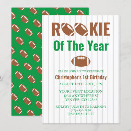 Fußball 1. Geburtstag Einladung