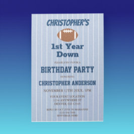 Fußball 1. Geburtstag Einladung