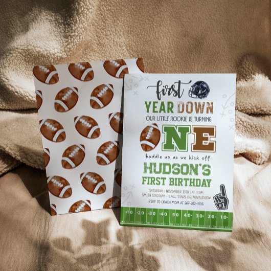 Fußball 1. Geburtstag Einladung