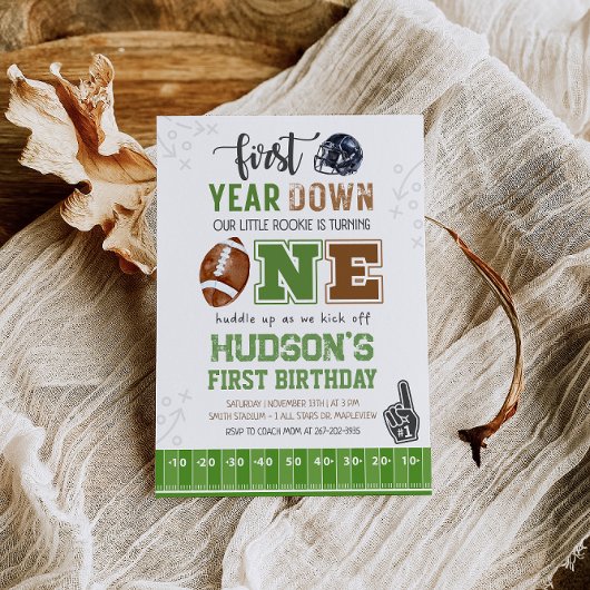Fußball 1. Geburtstag Einladung