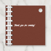 Fußball 1. Geburtstag Geschenkanhänger (Rückseite)