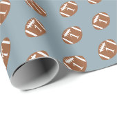 Fußball 1. Geburtstag Geschenkpapier (Rolleneckpunkt)