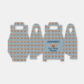 Fußball 1. Geburtstag Geschenkschachtel (Ungefaltet)