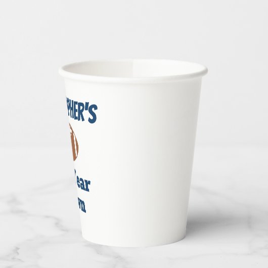 Fußball 1. Geburtstag Pappbecher (Links)