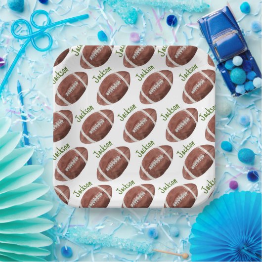 Fußball 1. Geburtstag Pappteller (Party)