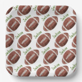 Fußball 1. Geburtstag Pappteller (Vorderseite)