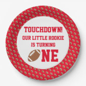 Fußball 1. Geburtstag Pappteller (Vorderseite)