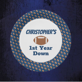 Fußball 1. Geburtstag Pappteller