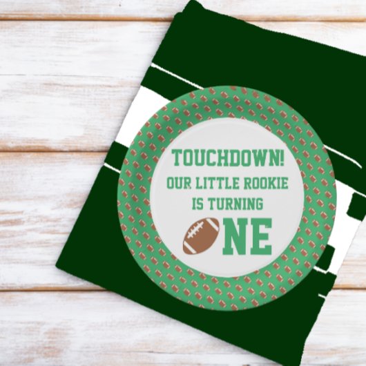Fußball 1. Geburtstag Pappteller
