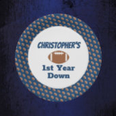 Fußball 1. Geburtstag Pappteller