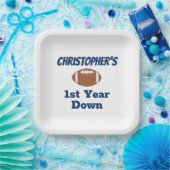 Fußball 1. Geburtstag Pappteller (Party)