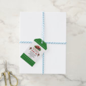 Fußball 1. Geburtstag Party Geschenkanhänger (Mit Garn)