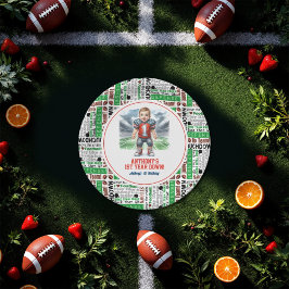 Fußball 1. Geburtstag Party Pappteller