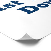 Fußball 1. Geburtstag Poster (Ecke)