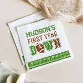 Fußball 1. Geburtstag Serviette