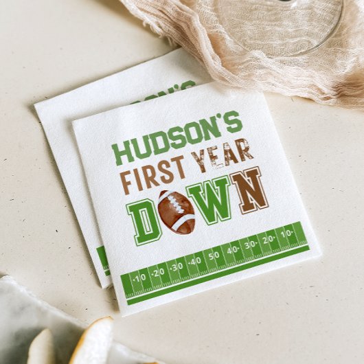 Fußball 1. Geburtstag Serviette