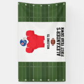 Fußball 1. Geburtstagsfeier Banner (Vertikal)