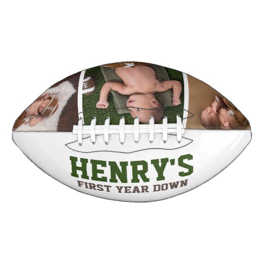 Fußball 1. Geburtstagskäpsel Football (Vorderseite)