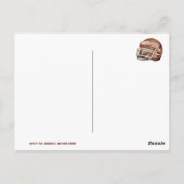 Fußball 1. Jahr ab Geburtstag Postkarte (Rückseite)