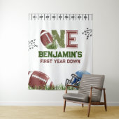 Fußball 1. Jahr ab Geburtstag Wandteppich (Beispiel)