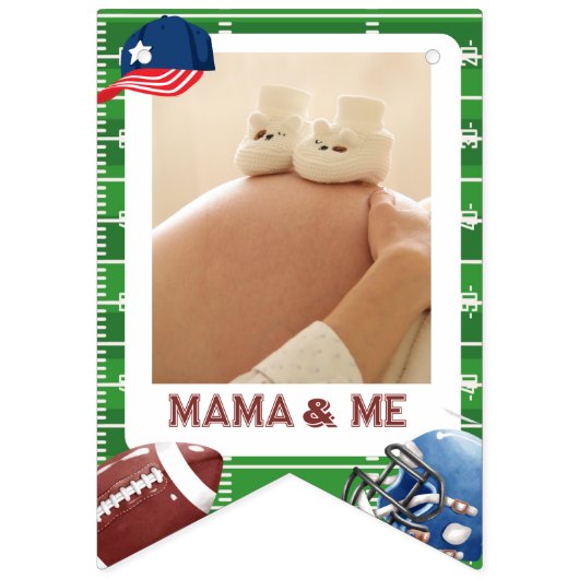 Fußball 1. Jahr Fußball Geburtstag Wimpelkette (Zweite Fahne)