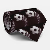 Fußball 2010 krawatte (Gerollt)