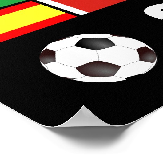 Fußball 2010 poster (Ecke)