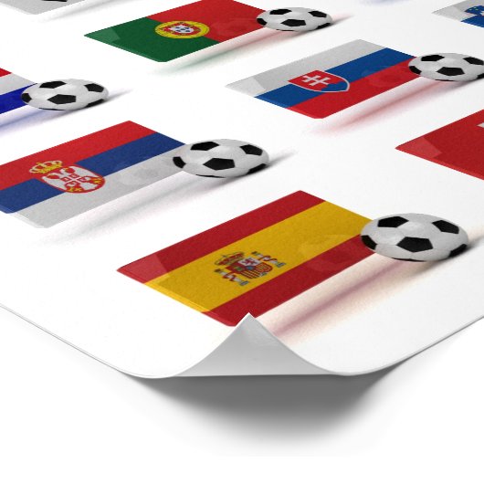 Fußball 2010 poster (Ecke)