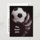 Fußball 2010 postkarte (Vorne/Hinten)