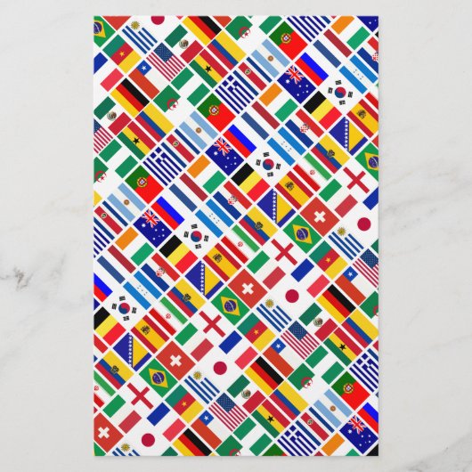 Fußball 2014 Emblem Muster Flyer (Vorne)