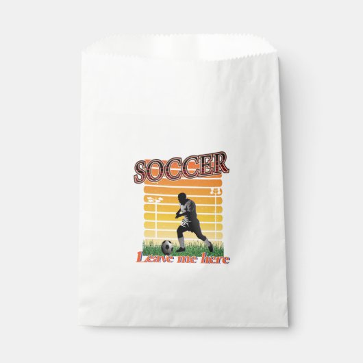 Fußball 2021 Verlass mir hier Geschenktütchen (Vorderseite)