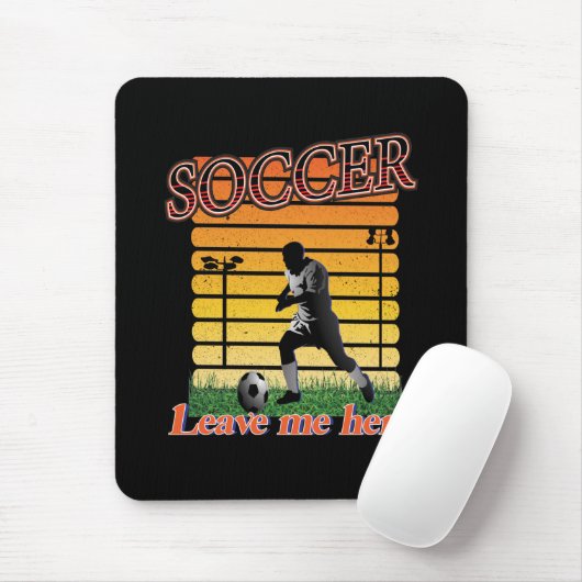 Fußball 2021 Verließ mich hier Mousepad (Mit Mouse)