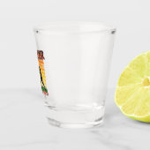 Fußball 2021 Verließ mich hier Schnapsglas (Rechts)