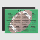 Fußball 2025 Kalender Magnetkarte (Vorne/Hinten)