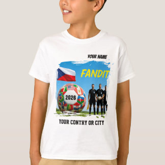 Fußball 2026 Futbol Tschechische Republik Benutzer T-Shirt