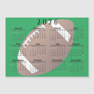 Fußball 2026 Kalender Magnetkarte