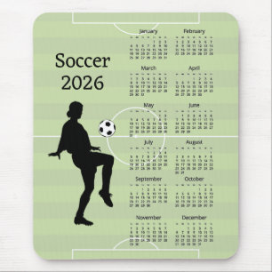 Fußball 2026 Kalender Mousepad