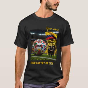 Fußball 2026 Kolumbien Benutzerdefinierter Ländern T-Shirt