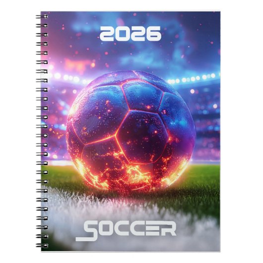 FUSSBALL 2026 - NOTIZBLOCK (Vorderseite)
