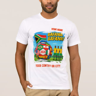 Fußball 2026 SUDAFRICA Benutzerdefinierter Ländern T-Shirt