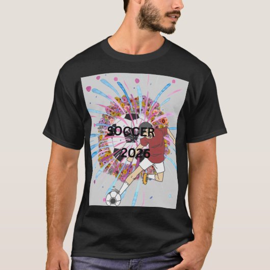 FUSSBALL 2026 T-Shirt (Vorderseite)