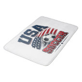 Fußball 2026 USA Badematte (Schrägansicht)