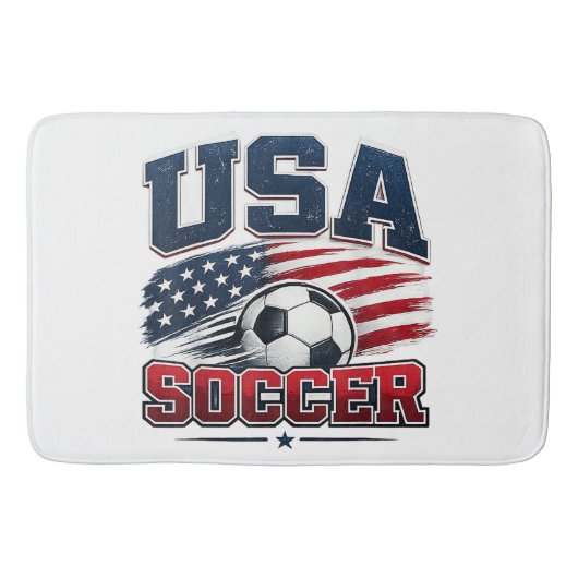 Fußball 2026 USA Badematte (Vorderseite)