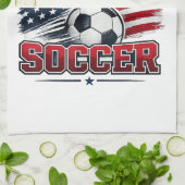 Fußball 2026 USA Geschirrtuch (Gefaltet)