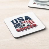 Fußball 2026 USA Getränkeuntersetzer (Linke Seite)