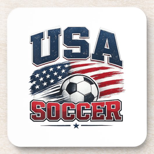 Fußball 2026 USA Getränkeuntersetzer (Vorderseite)