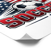 Fußball 2026 USA Poster (Ecke)
